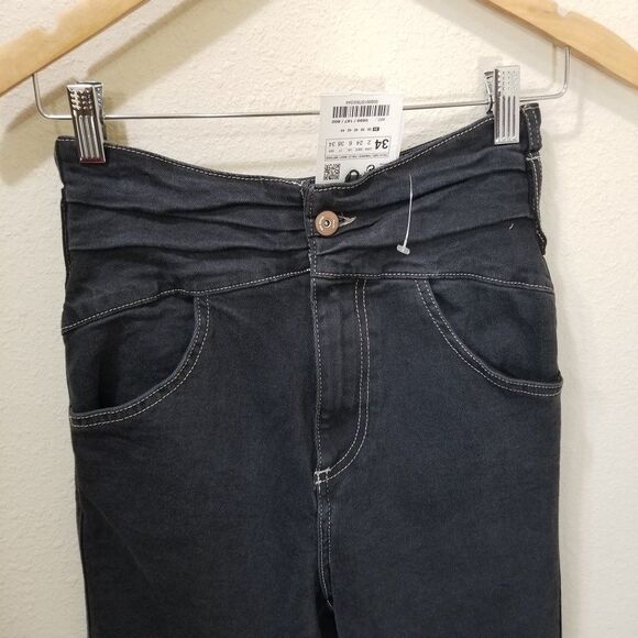 NWT Zara Z1975 Jeans Size 2/34 Tall - Picture 5 of 8